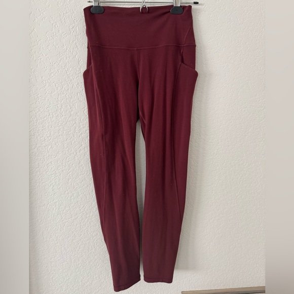 Lululemon Align Pocket Leggings - Burgundy - Picture 1 of 6
